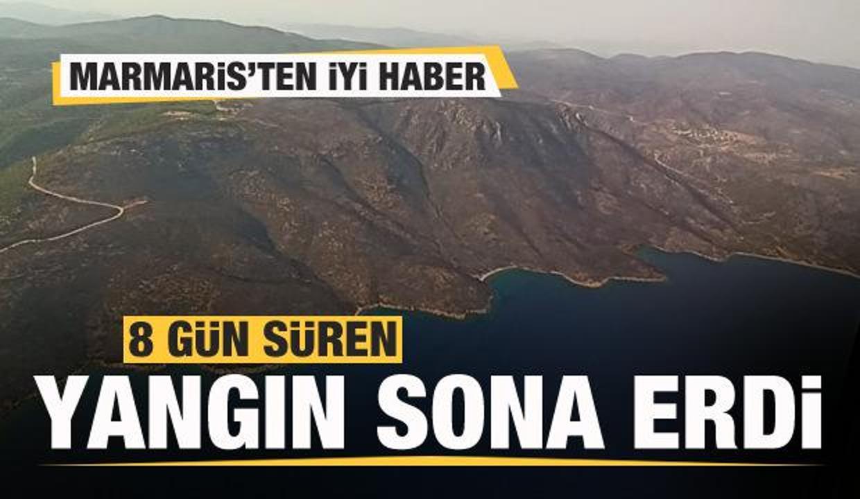 İyi haber geldi! 8 gün süren yangın sona erdi