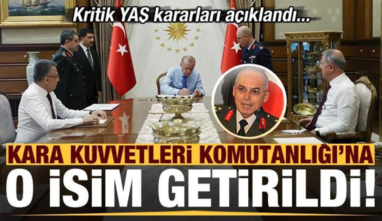 Son dakika haberi: YAŞ kararları açıklandı! İşte yeni Kara Kuvvetleri Komutanı...