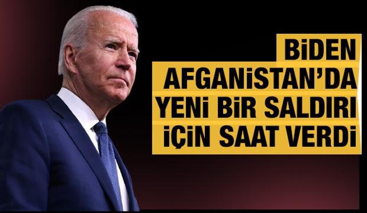 Biden, Afganistan'da yeni bir bombalı saldırı için saat verdi