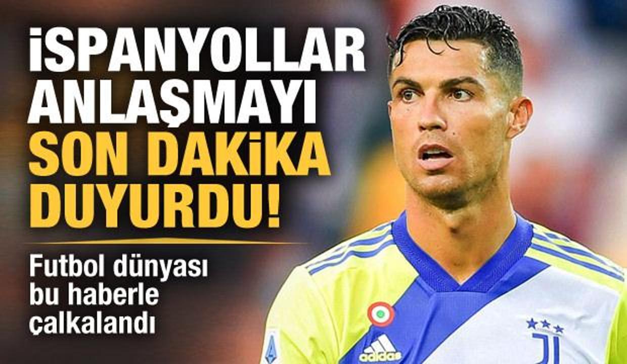 İspanyollar son dakika geçti! Ronaldo ile anlaşma tamam