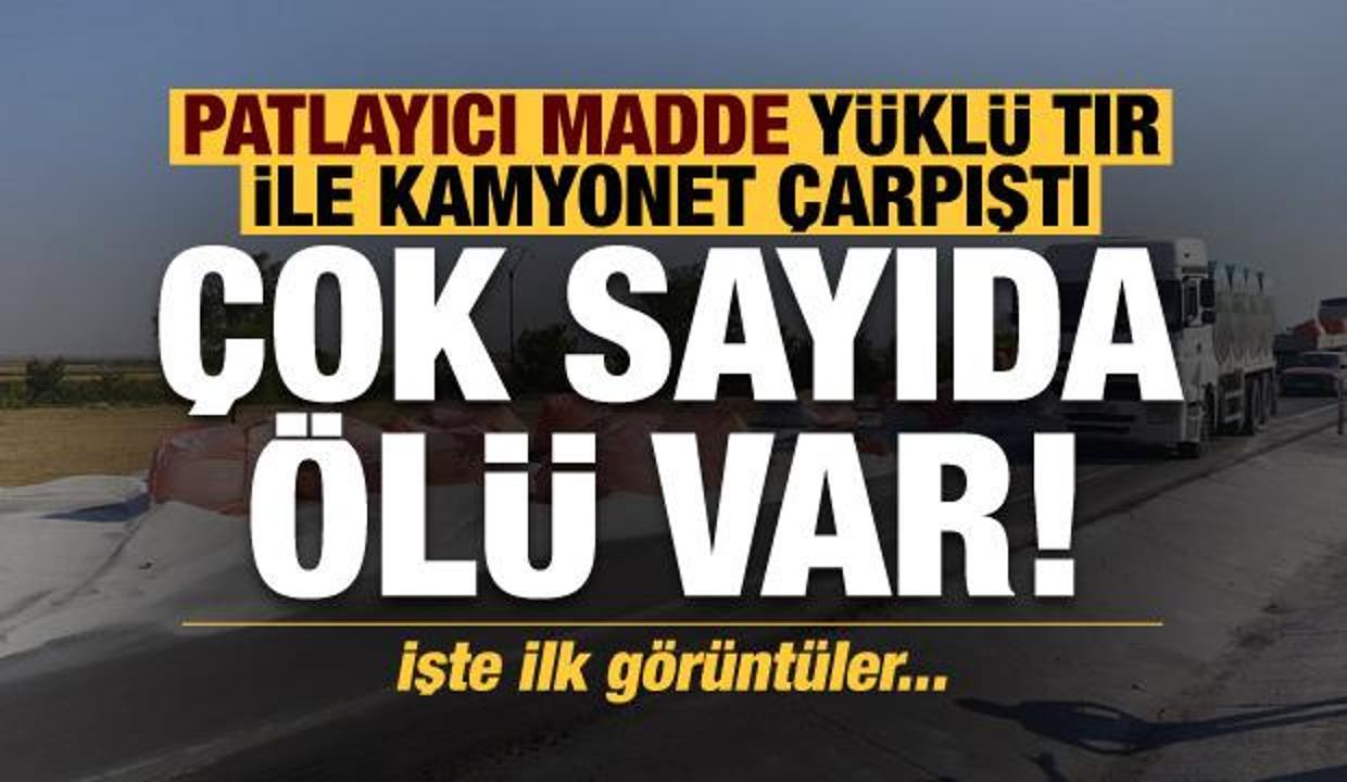 Konya'da feci kaza! Patlayıcı madde yüklü TIR ile kamyonet çarpıştı, çok sayıda ölü var - Vimarsana News