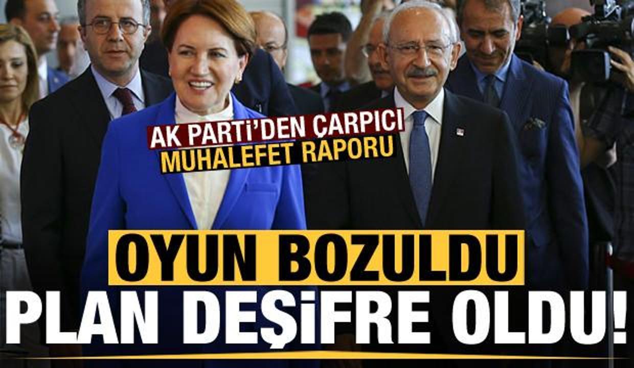 Son dakika: AK Parti'den çarpıcı muhalefet raporu! Oyun bozuldu, plan deşifre oldu