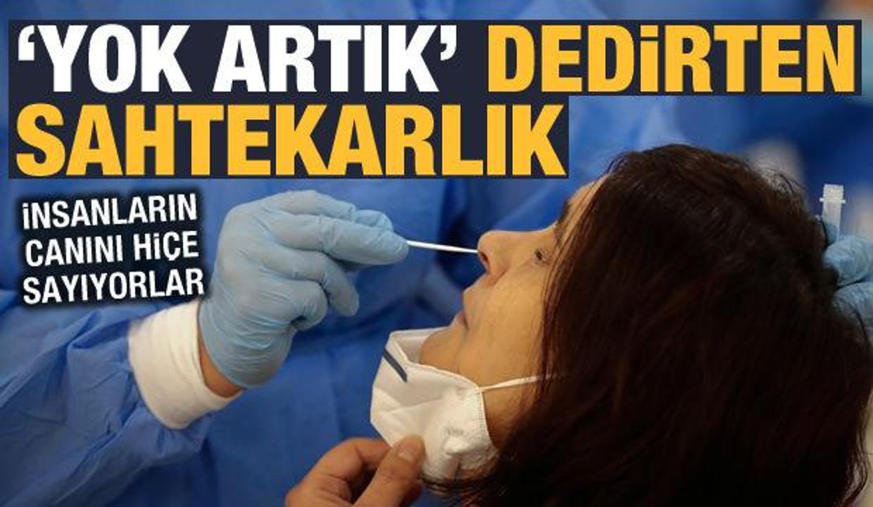 Sahtekarlar PCR şartını fırsata çevirdi: 300 TL'ye negatif test!