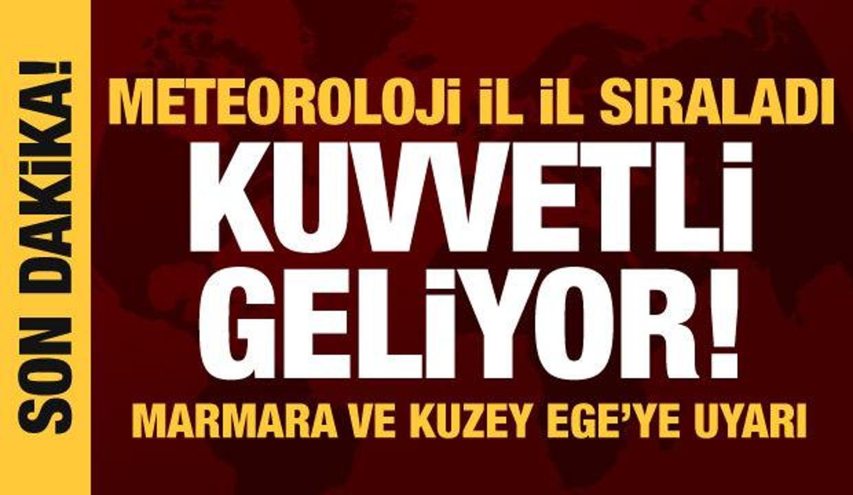 Son dakika haberi: 8 ile sağanak yağış uyarısı!