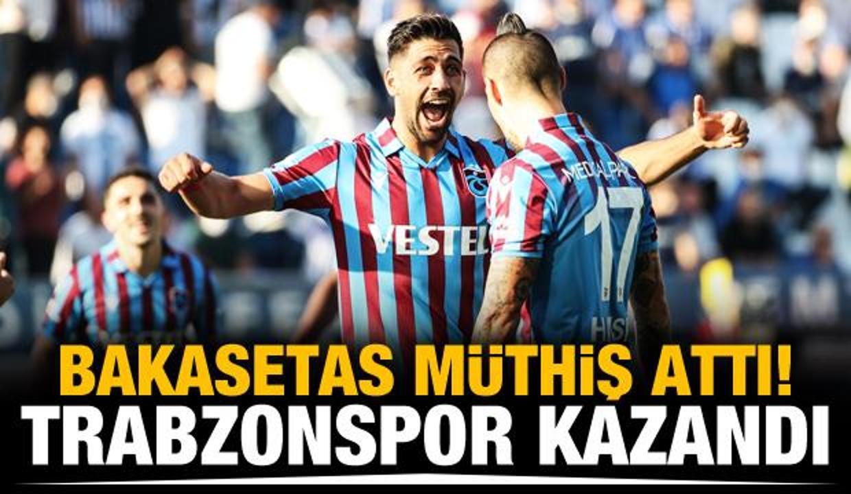 Bakasetas attı Trabzonspor kazandı!