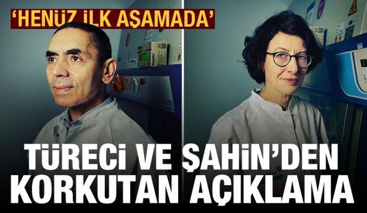 Özlem Türeci ve Uğur Şahin'den varyant açıklaması: Henüz ilk aşamada