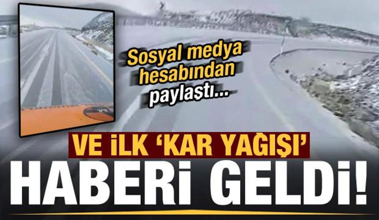 Son dakika: İlk kar yağışı haberi Erzurum'dan geldi!