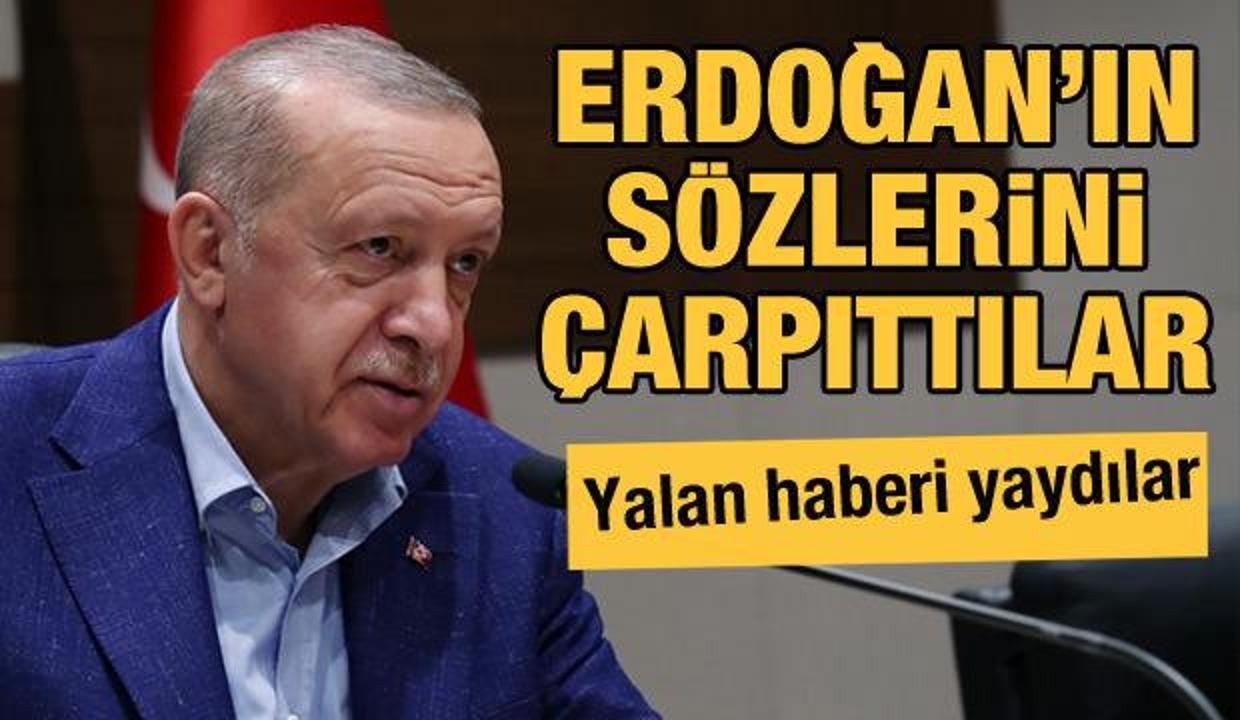 Yol Tv Cumhurbaşkanı Erdoğan'ın sözlerini çarpıttı