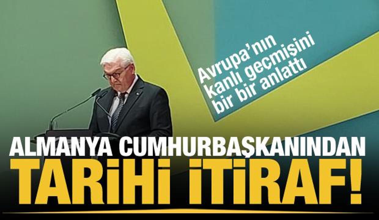 Almanya Cumhurbaşkanı Steinmeier: Almanya insanları sömürdü, yağmaladı ve öldürdü