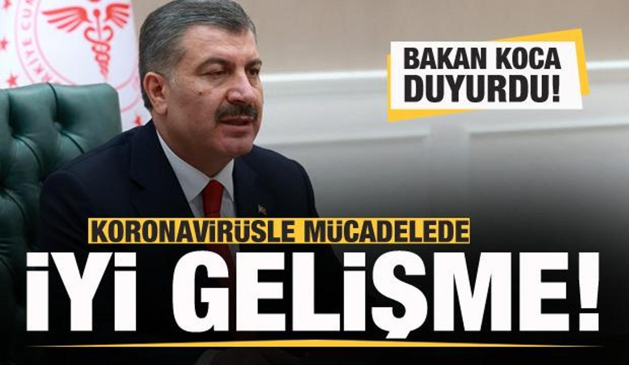 Bakan Koca'dan son dakika açıklaması! İyi haberi duyurdu