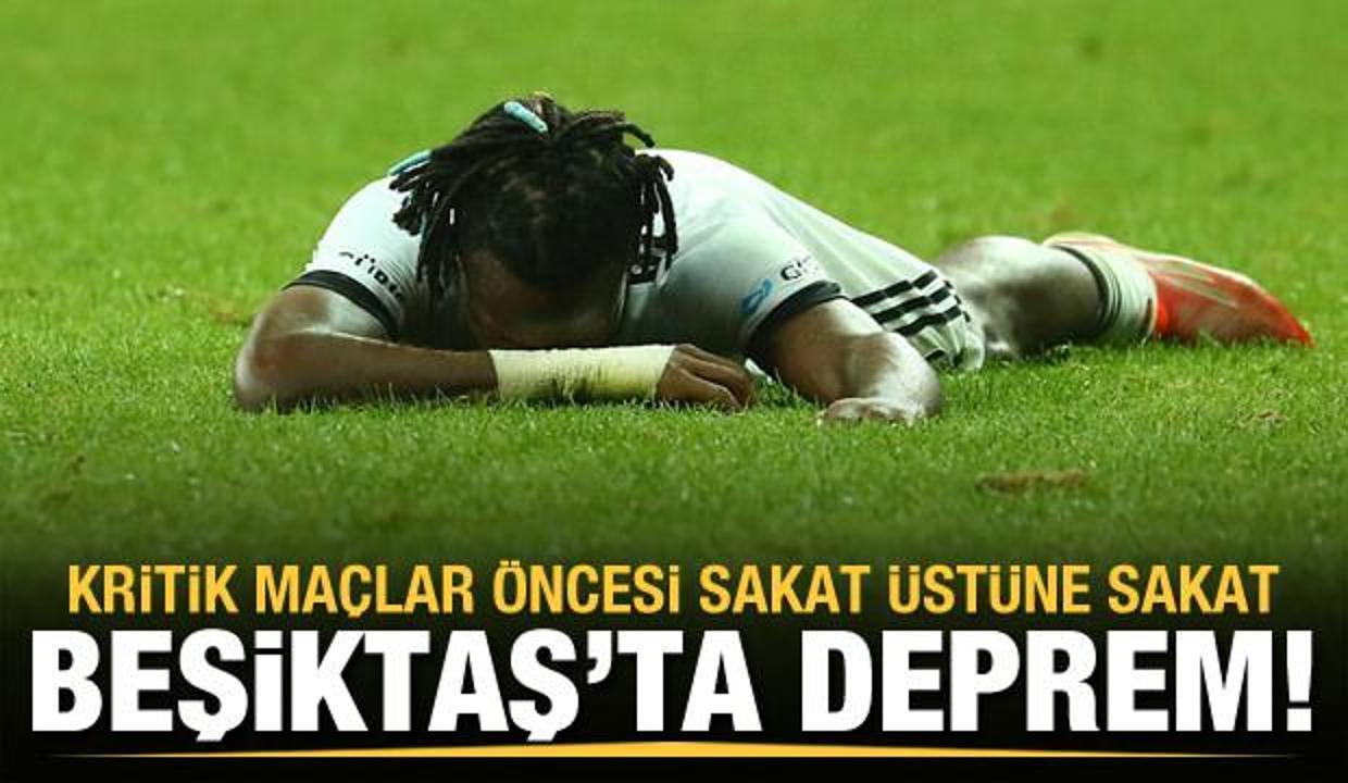 Beşiktaş'a şok üstüne şok! Bir sakat daha