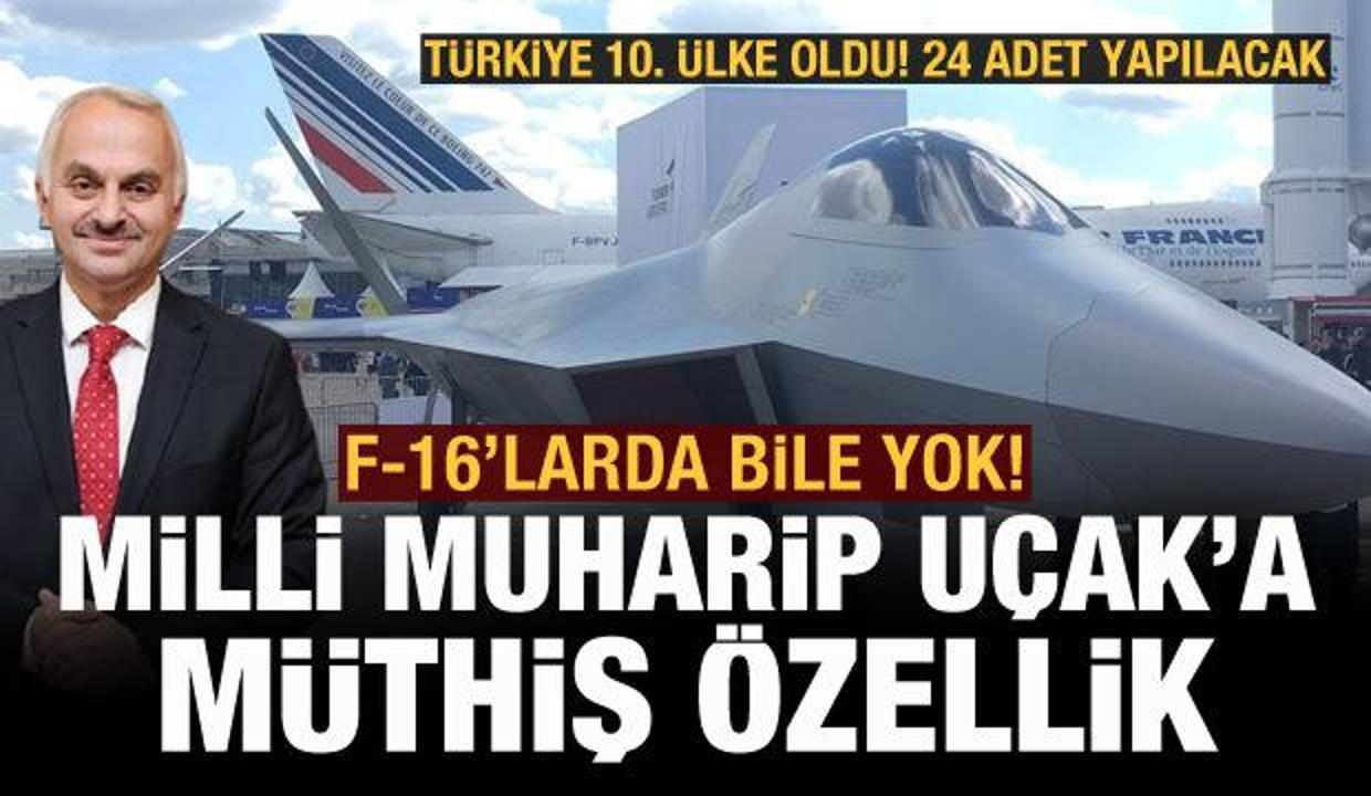 Milli Muharip Uçak'a müthiş yenetek! F-16'larda bu özellik yok