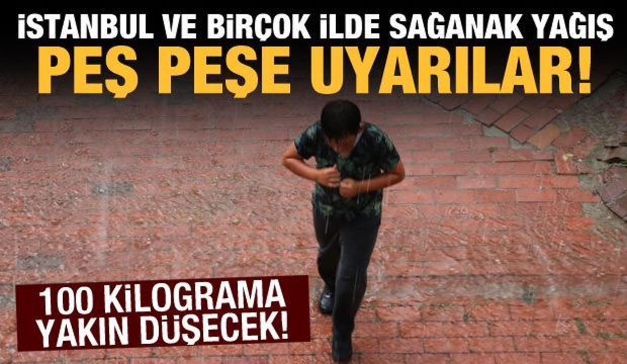 Son Dakika Haberi Meteoroloji Den Istanbul Dahil Bircok Ile Saganak Yagis Uyarisi Guncel Haberleri