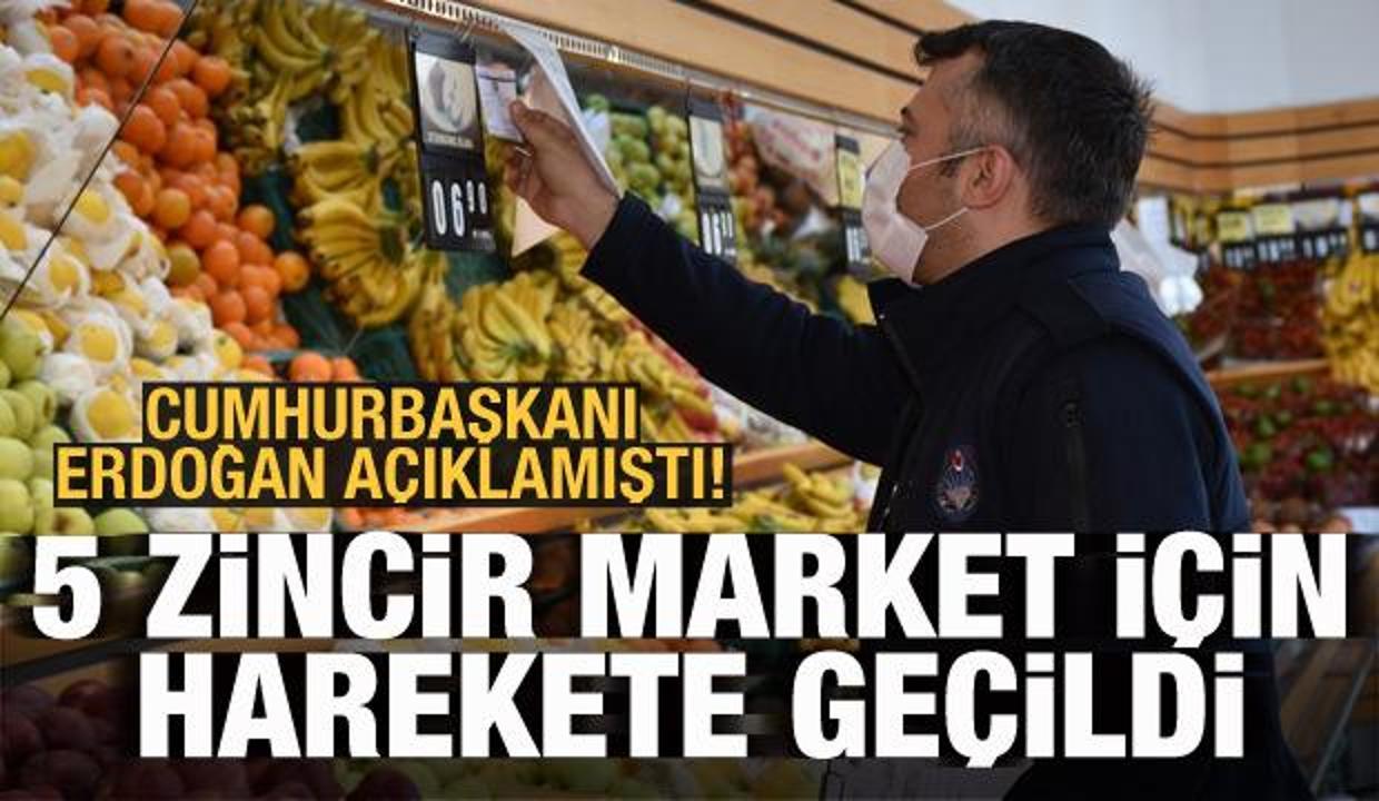 Son dakika haberi: Zincir marketlere fahiş fiyat denetlemesi