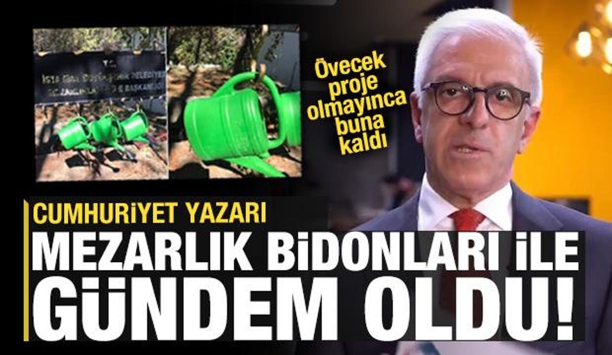 Cumhuriyet Yazarı Zafer Arapkirli bu defa 'mezarlık bidonları' ile gündem oldu!