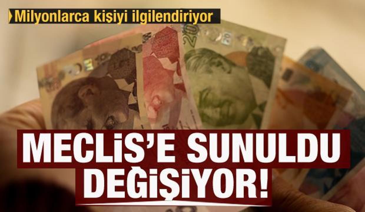 Milyonları ilgilendiriyor! Vergi Usul Kanunu Meclis Başkanlığı'na sunuldu