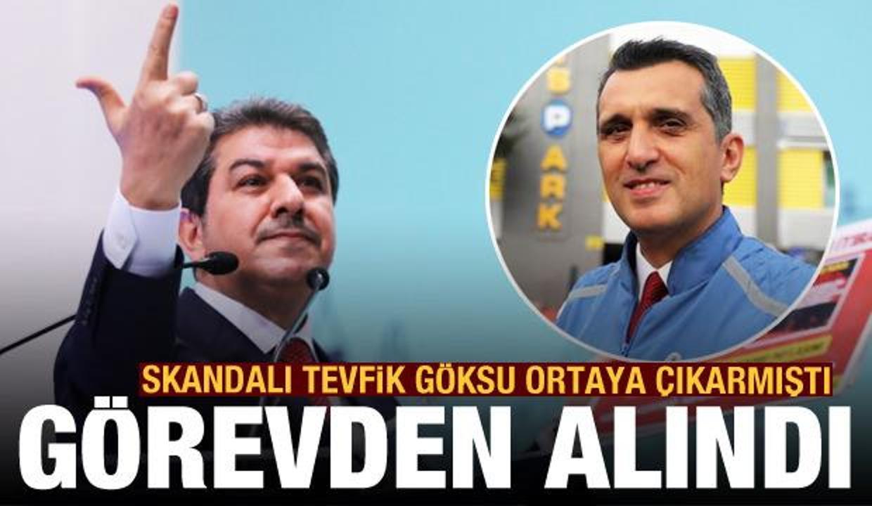 Skandalı Tevfik Göksu ortaya çıkarmıştı! İSPARK Genel Müdürü görevden alındı