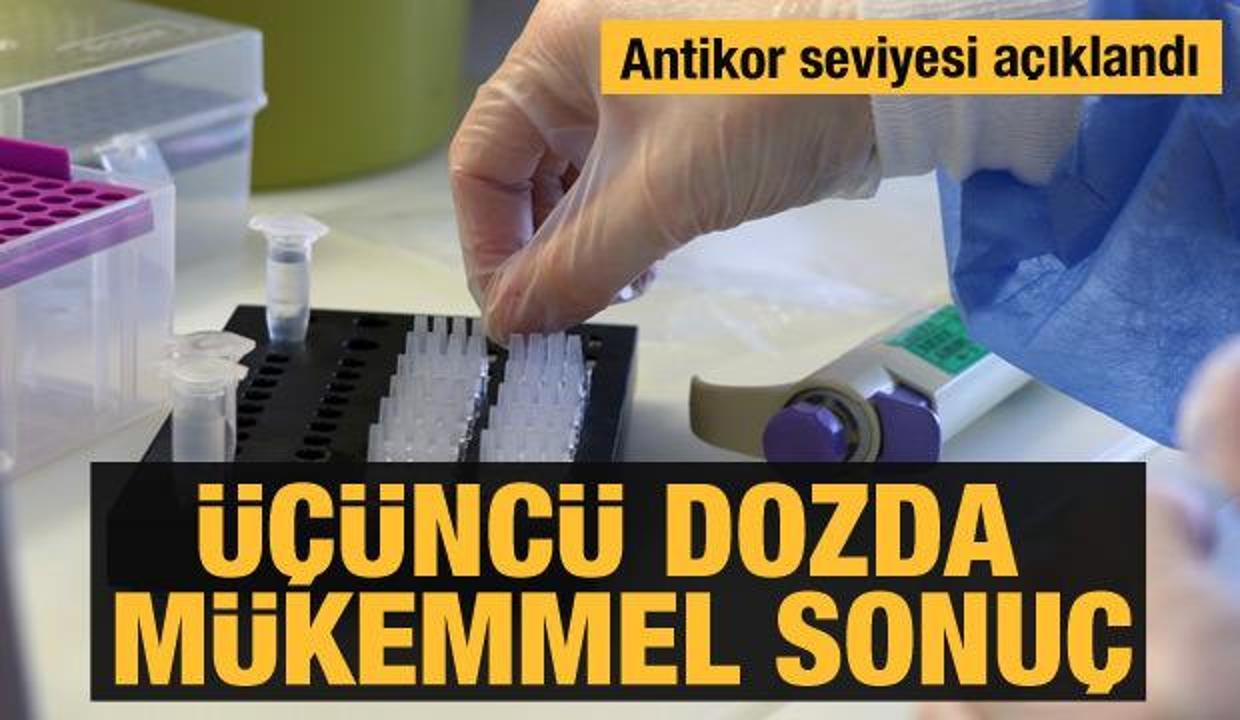Türkiye'de üçüncü doz aşı araştırma sonuçları açıklandı