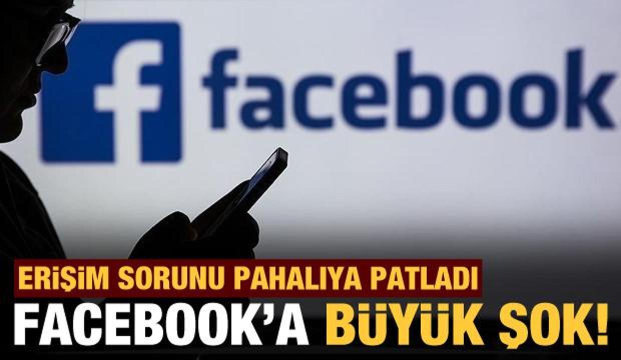 Facebook hisseleri erişim sorunuyla yüzde 5'in üzerinde değer kaybetti
