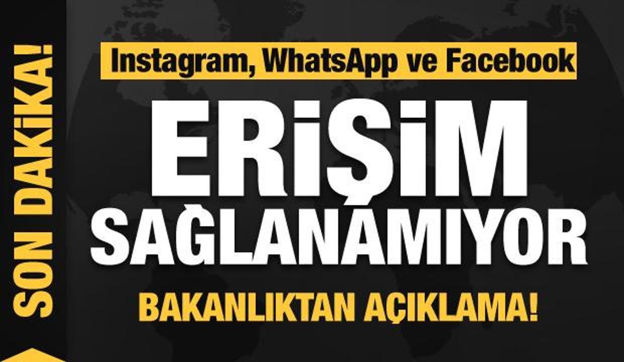 Instagram, WhatsApp ve Facebook çöktü! Peşe peşe ...