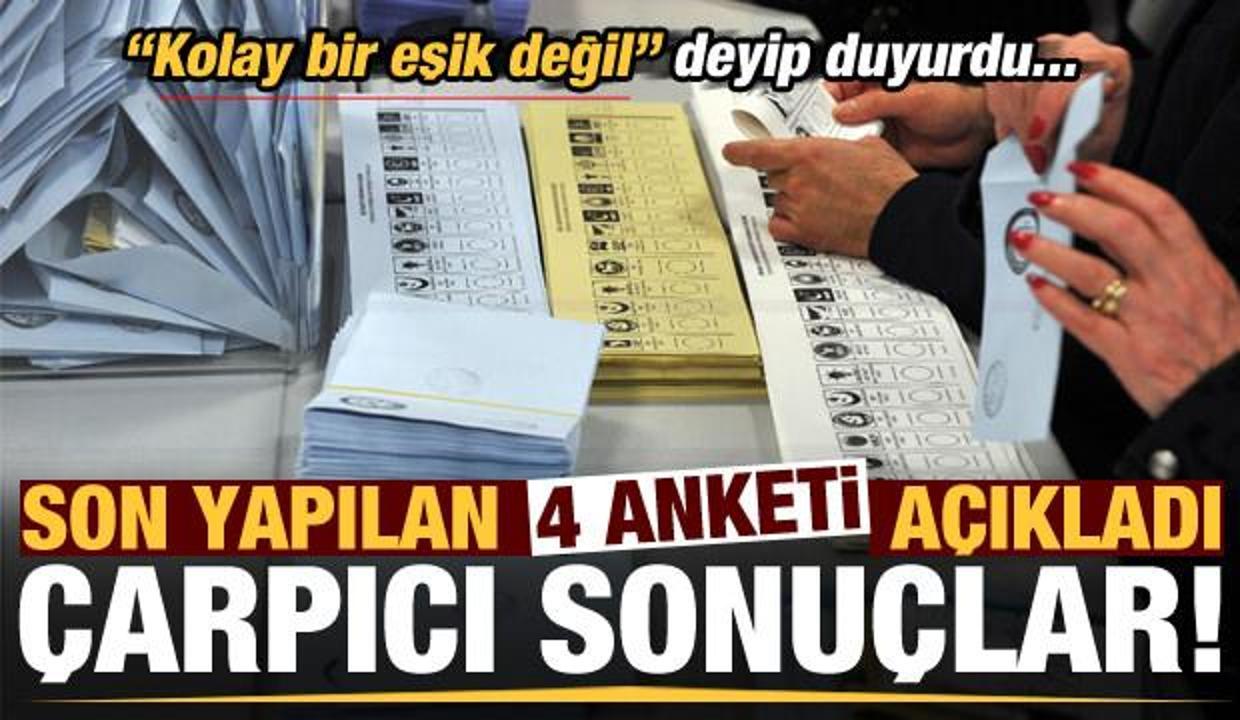 Son dakika: AK Parti'nin son 4 anketinin sonuçları belli oldu! Vaziyet neyi gösteriyor?