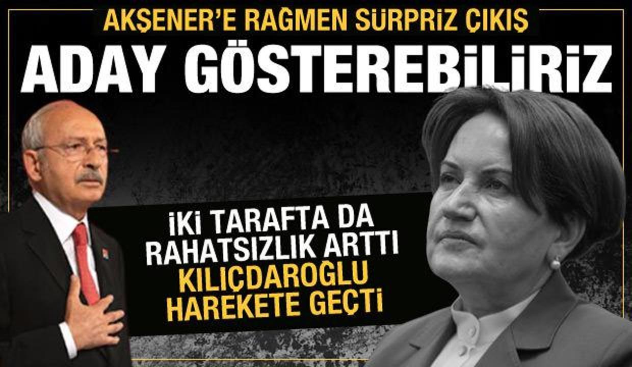 İYİ Parti'de Akşener'e rağmen sürpriz çıkış: Aday gösterebiliriz