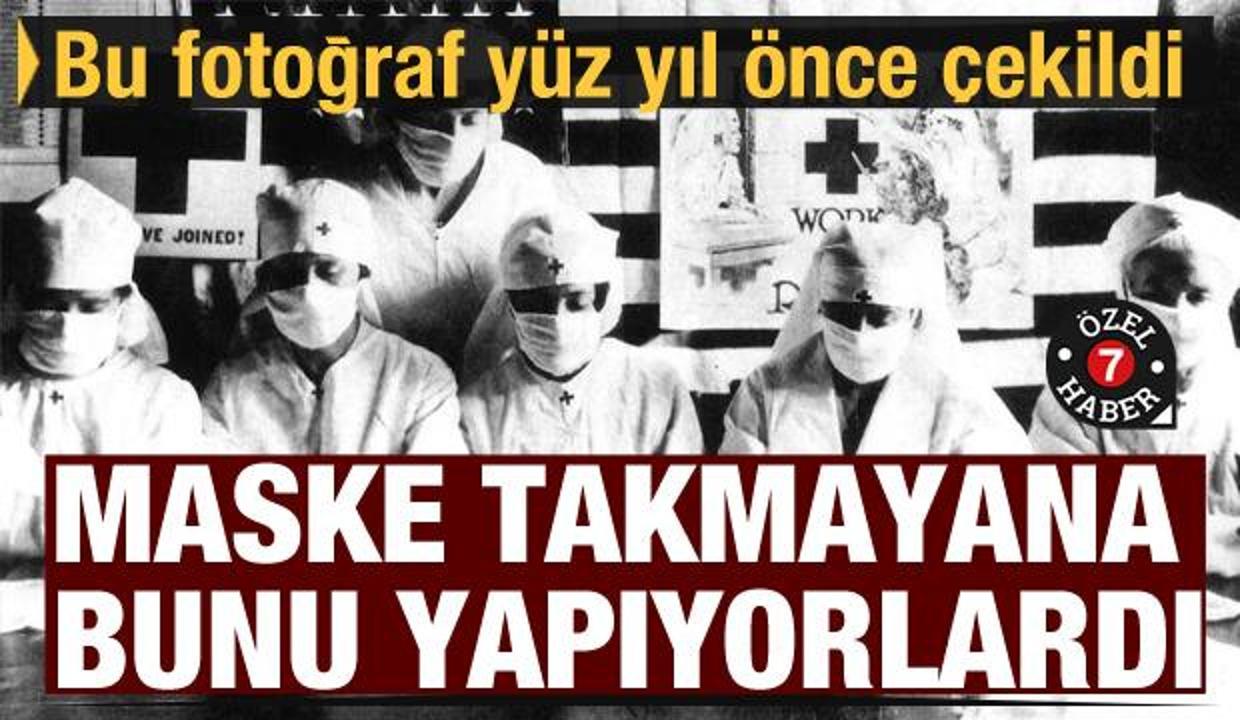 Amerikalılar yüz yıl önce de maskeye karşı çıkıyordu