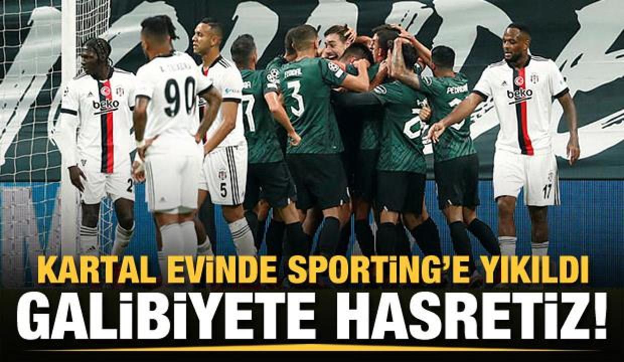 Beşiktaş, Şampiyonlar Ligi'nde galibiyete hasret!