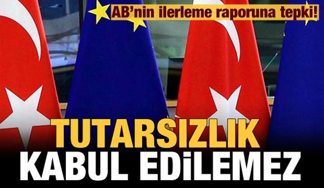Dışişleri Bakanlığı'ndan AB'nin ilerleme raporuna tepki