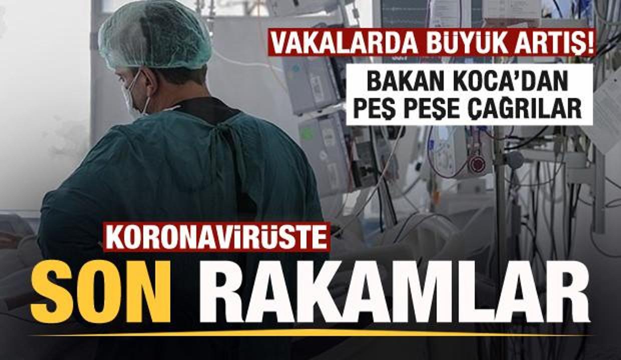 Son dakika: 18 Ekim koronavirüs tablosu açıklandı!