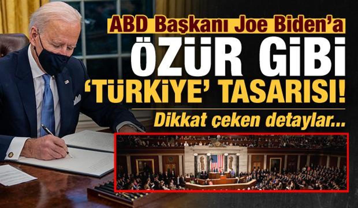 Son dakika: Biden'a özür gibi Türkiye tasarısı! Dikkat çeken detaylar...