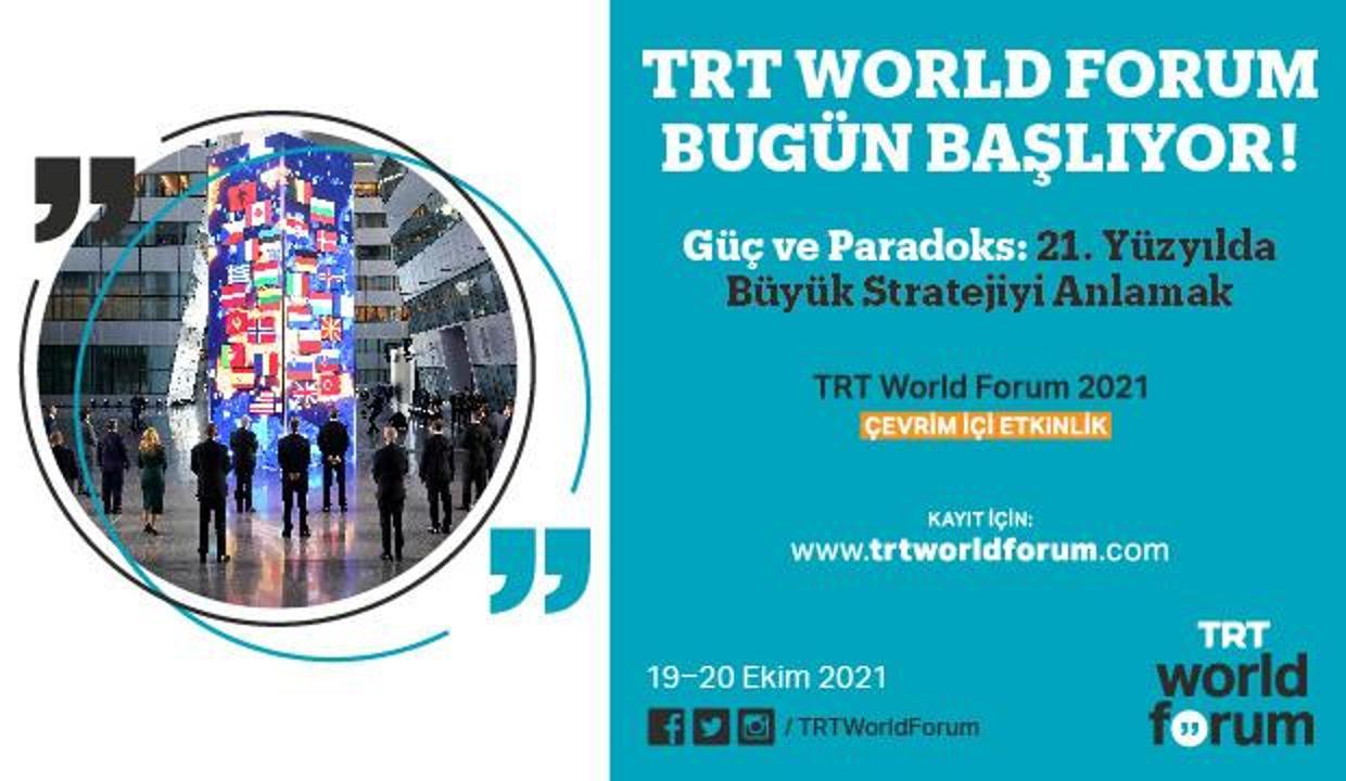 TRT World Forum 2021 Bugün Başlıyor