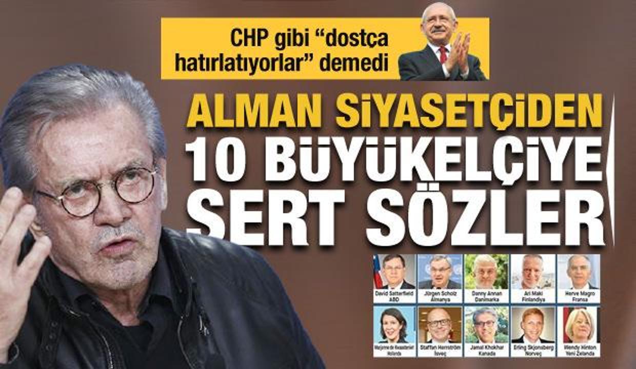 Alman siyasetçi Todenhöfer'den 10 ülkeye 'Kavala' tepkisi: Korkaklar böyle davranır