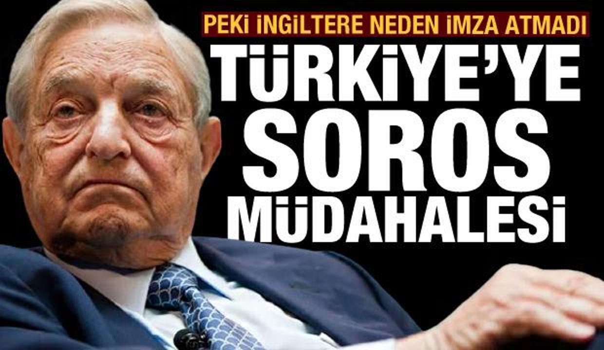 Açık açık söyledi: Türkiye'ye yapılan, bir Soros müdahalesidir
