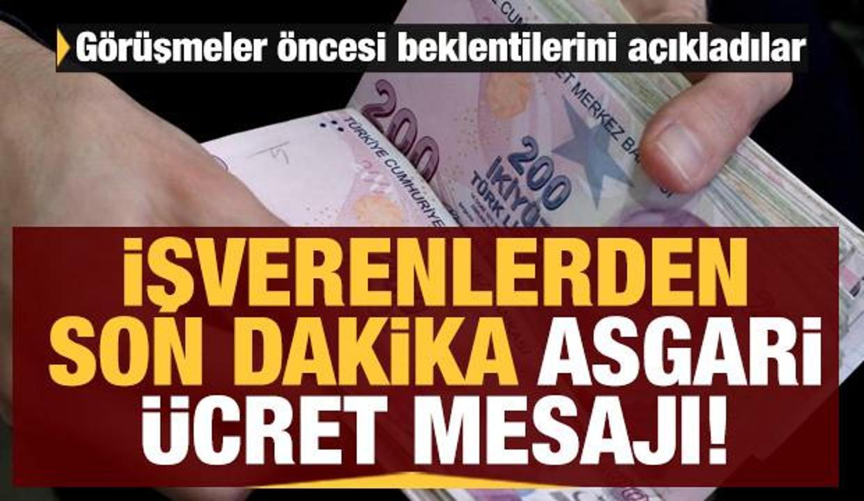 Ne kadar zam gelecek? İşverenlerden son dakika asgari ücret açıklaması