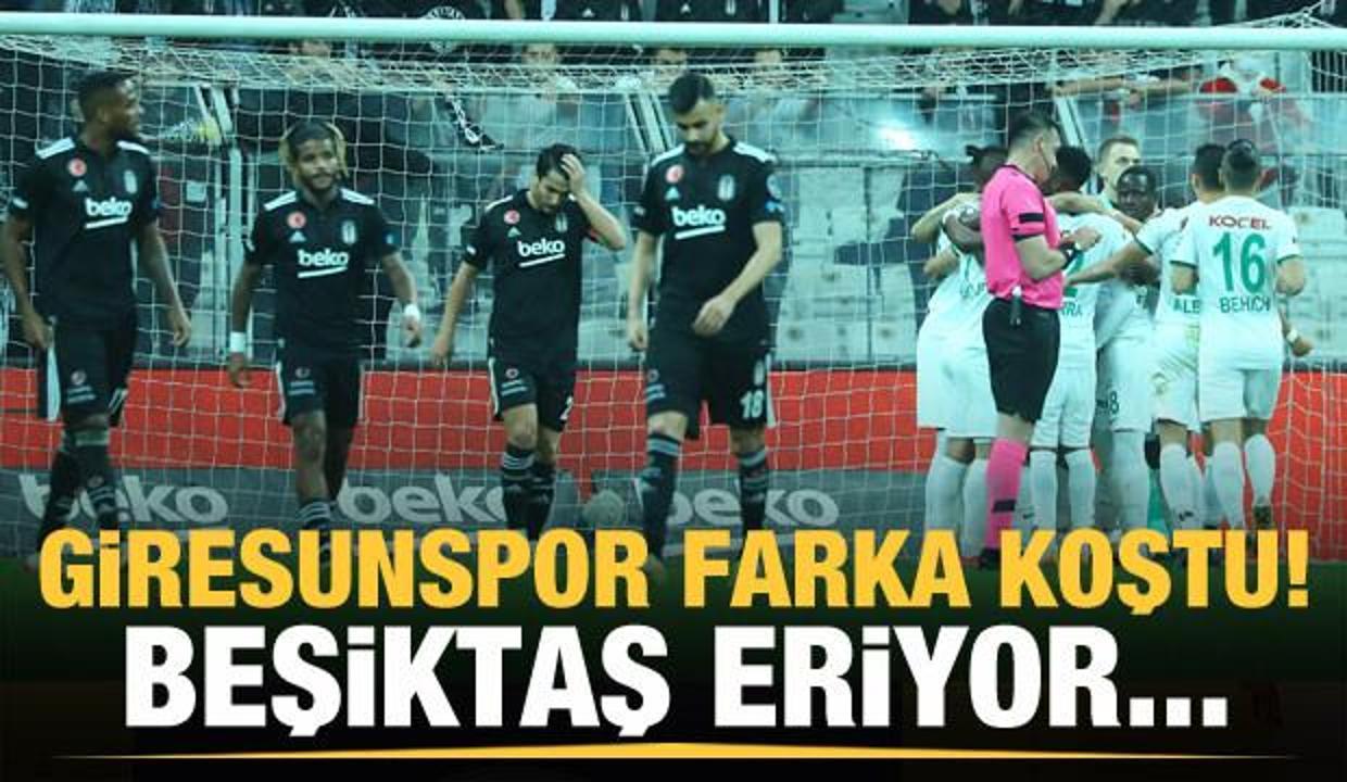 Giresunspor farka koştu! Beşiktaş ağır yaralı