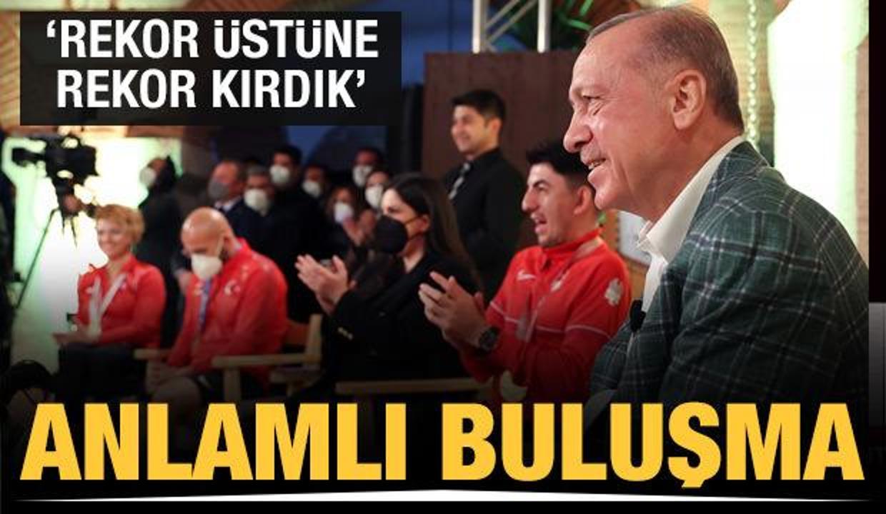 Cumhurbaşkanı Erdoğan İzmir'de engellilerle buluştu