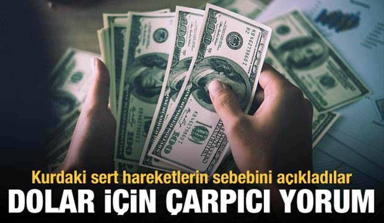 Dolar ile ilgili çarpıcı açıklama: Dövizdeki sert hareketlerin sebeplerini açıkladılar