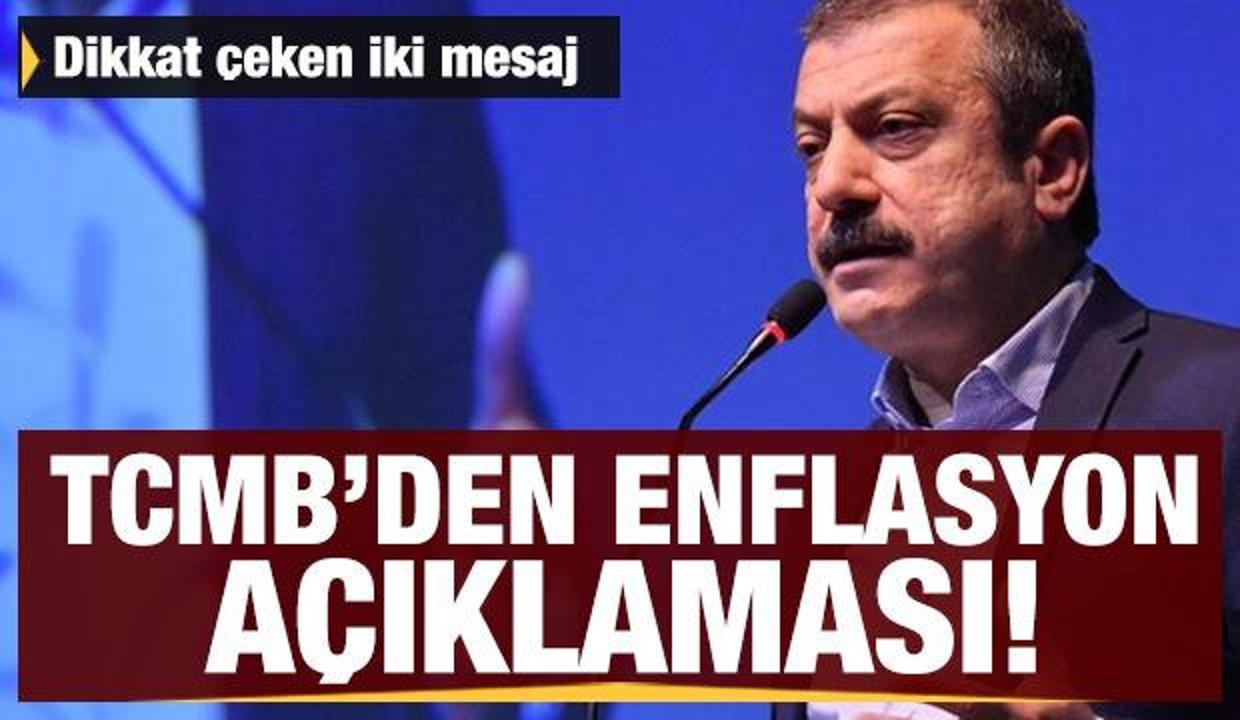 Merkez Bankası'ndan son dakika enflasyon açıklaması