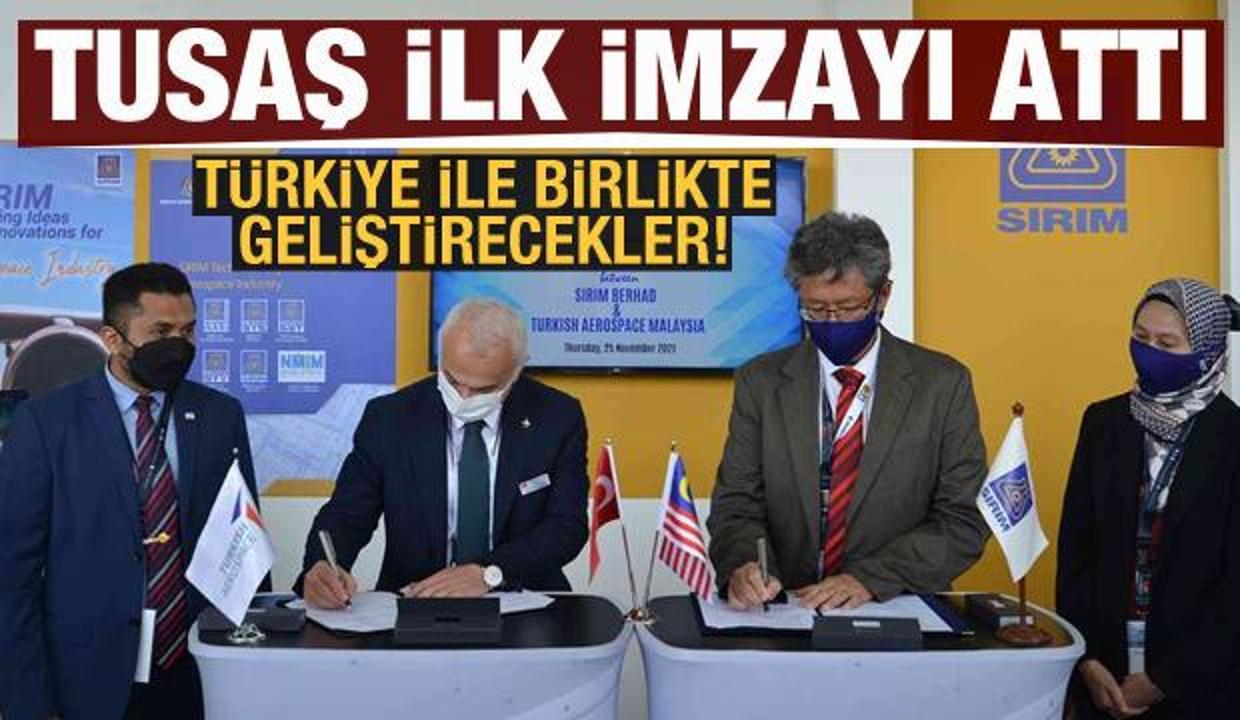 TUSAŞ ilk imzayı attı! Türkiye ile birlikte geliştirecekler