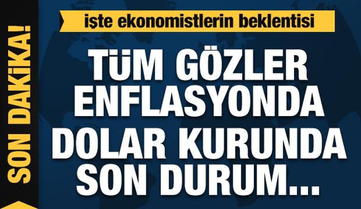 Tüm gözler enflasyonda! Dolarda son durum