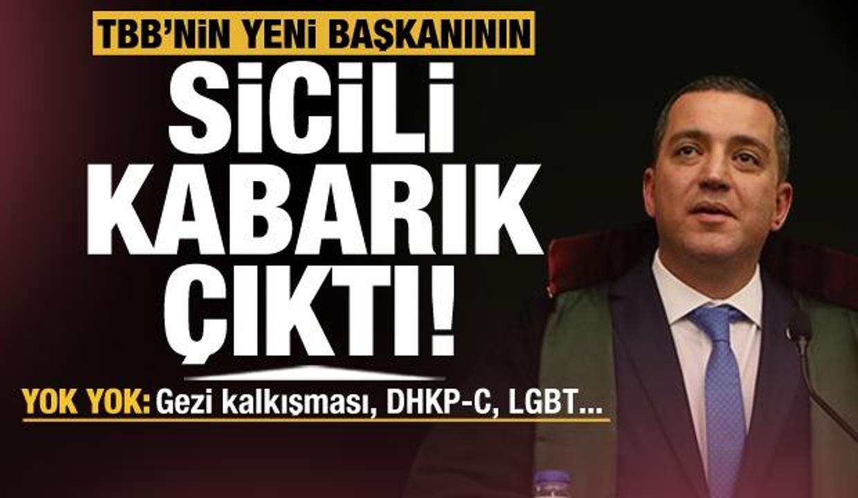 Türkiye Barolar Birliği’nin yeni başkanı Erinç Sağkan'ın sicili kabarık