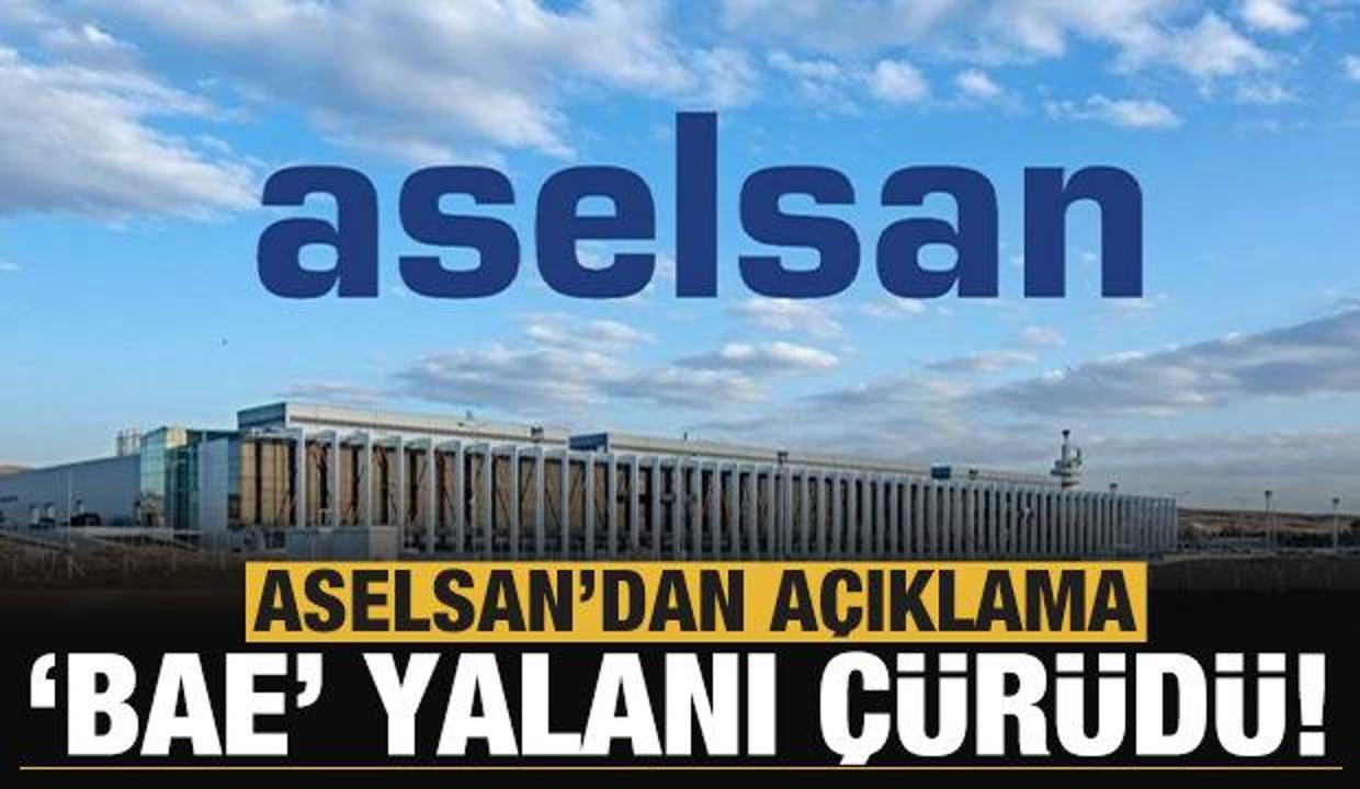 ASELSAN 'satış' iddialarını yalanladı: Hiçbir gerçeklik payı taşımıyor