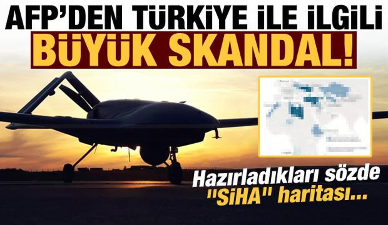 Μεγάλο σκάνδαλο του γαλλικού AFP για την Τουρκία!  Η λεγόμενη κάρτα «SİHA» που ετοίμασαν …