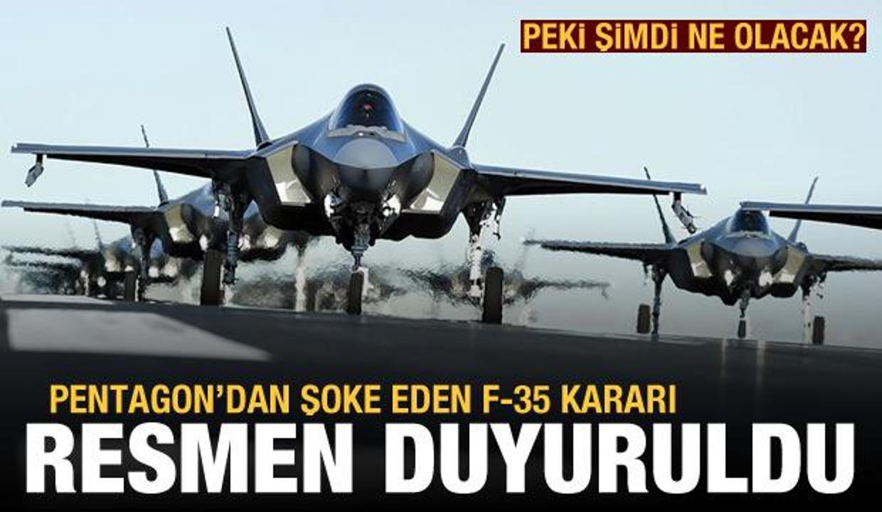 Pentagon, F-35'lerin tam kapasite seri üretimini askıya aldı