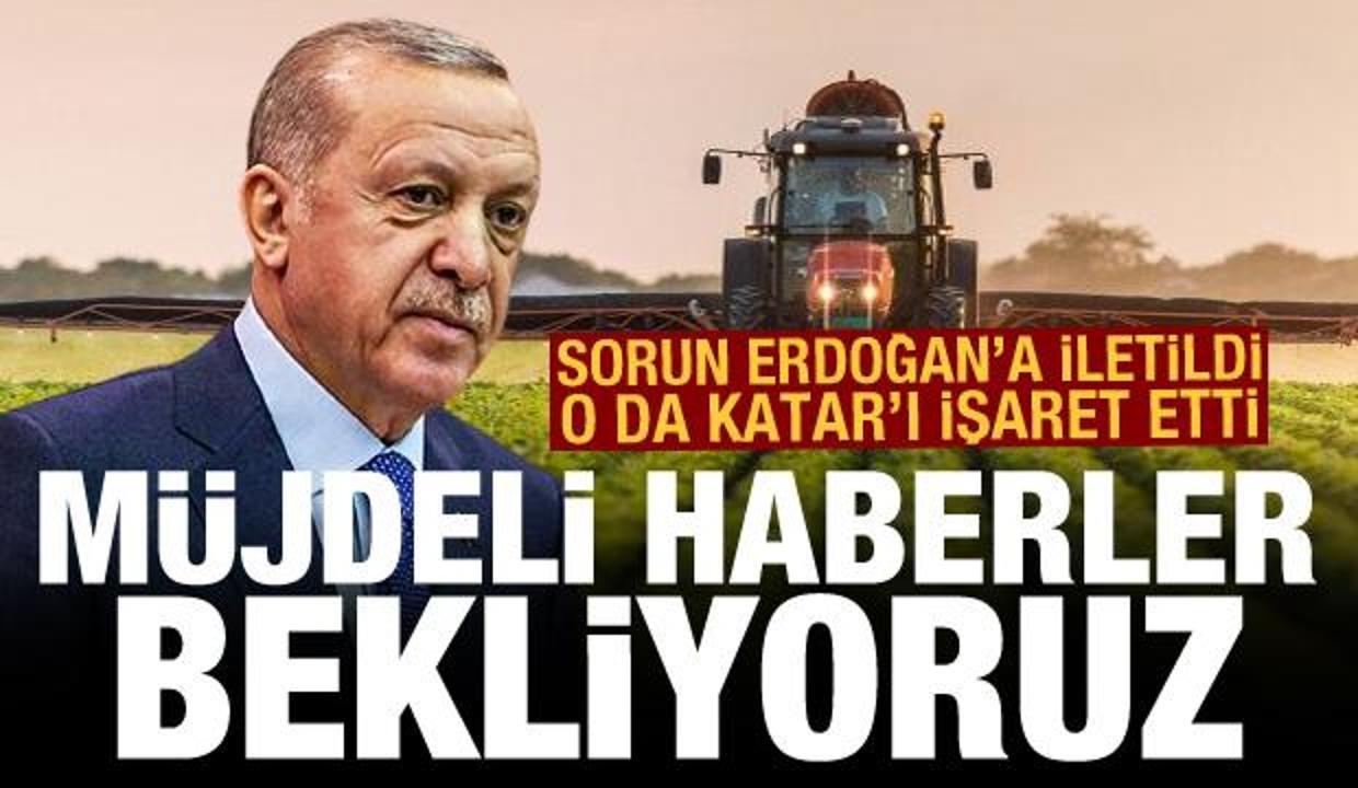 Erdoğan Katar'ı işaret etti: Çiftçiye gübre desteği gelecek