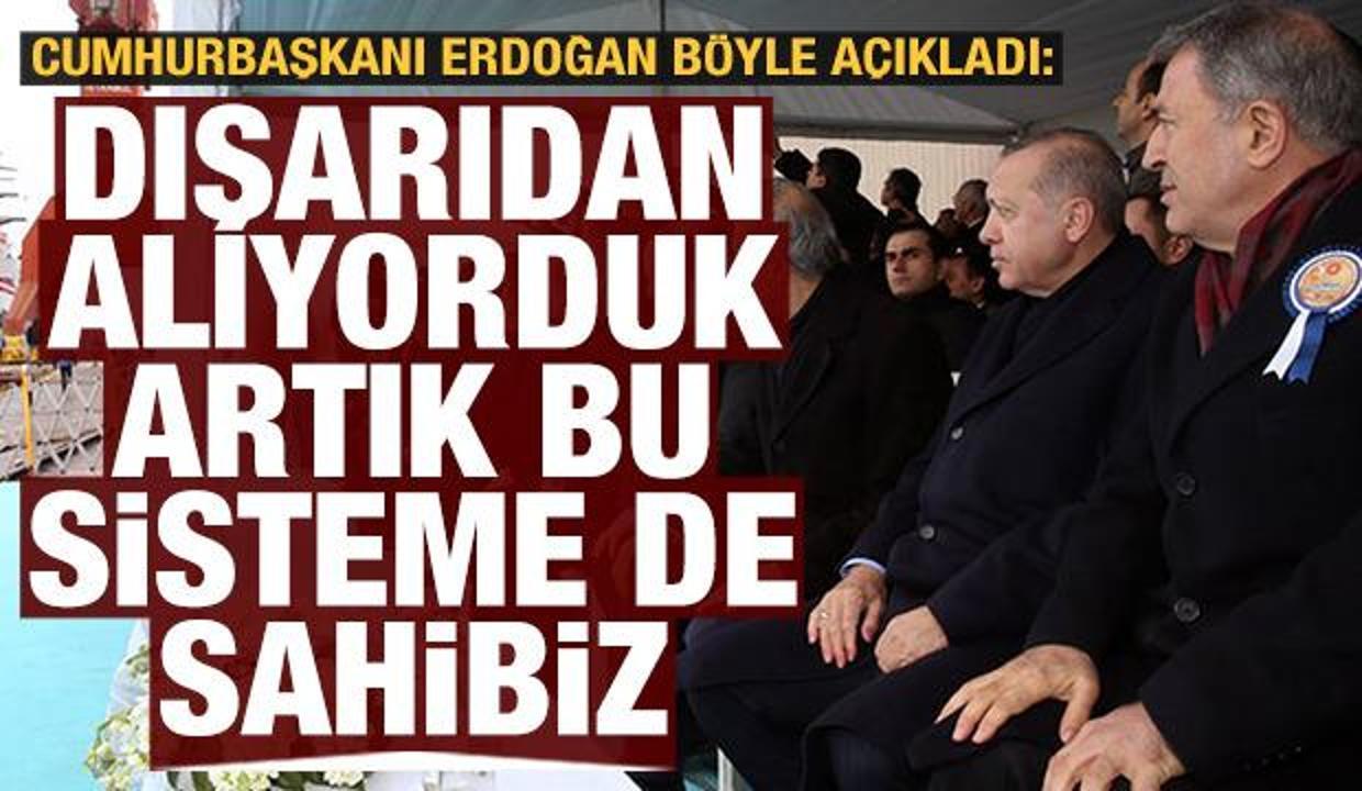 TCG Ufuk hizmete girdi! Erdoğan: Artık dikey atım sisteminin yerlisine sahibiz
