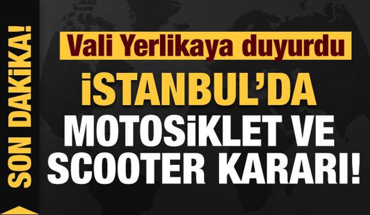 İstanbul'da kar yağışı nedeniyle motosiklet ve elektrikli scooter kullanılmayacak