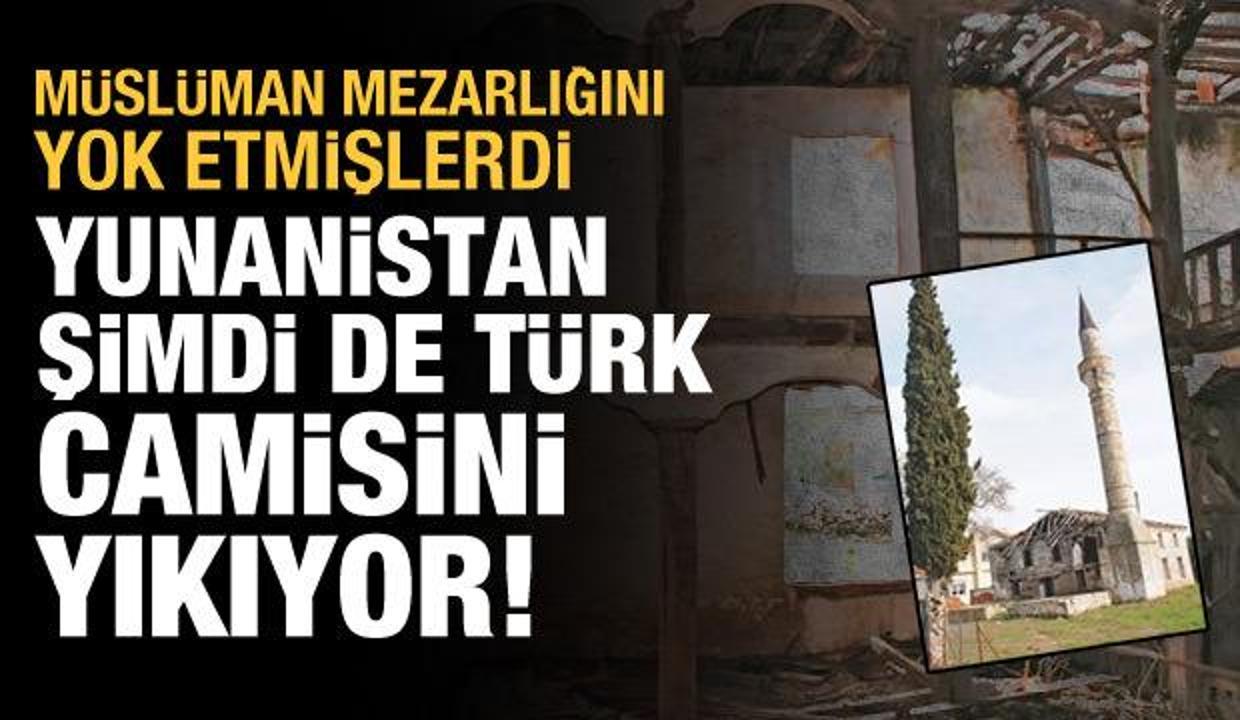 Yunanistan Türk camisini yıkmaya hazırlanıyor!
