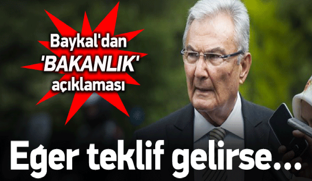 Baykal: Davutoğlu'ndan teklif gelirse...